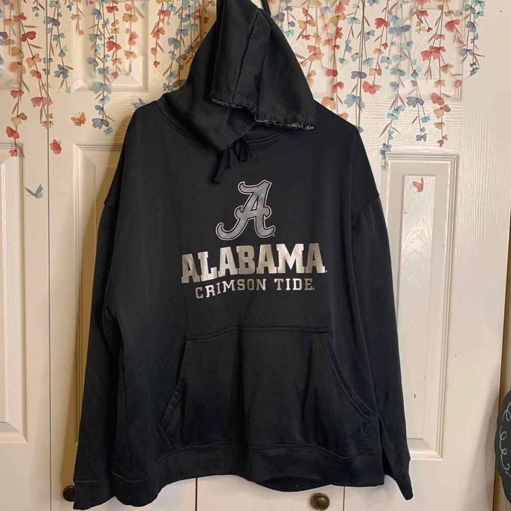 Russell-athletic Men's Black and Navy Hoodie